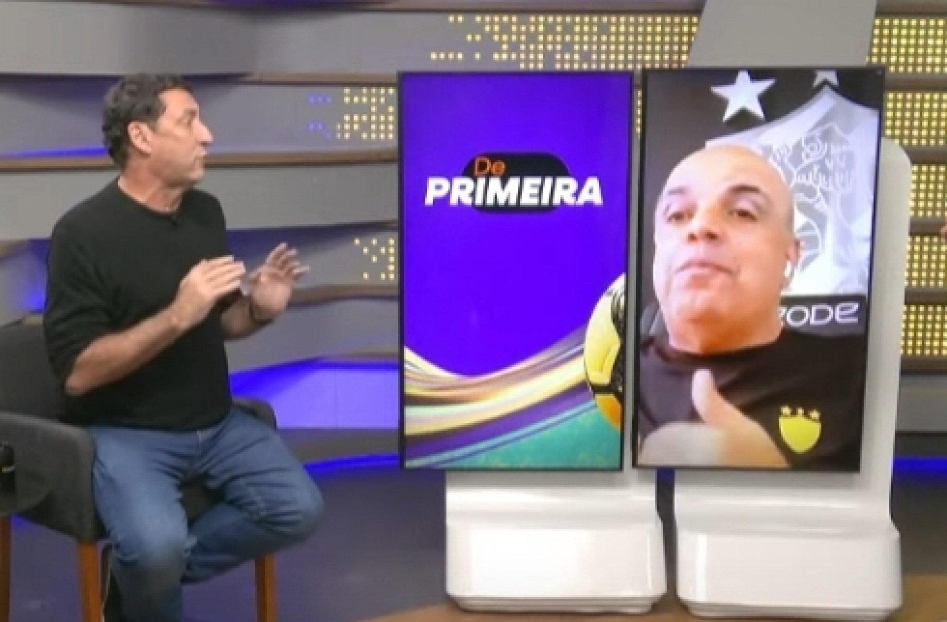 Jornalista Paulo Vinícius Coelho (PVC) bateu boca com Yuri Romão, presidente do Sport, durante o programa “De Primeira" na noite desta segunda-feira