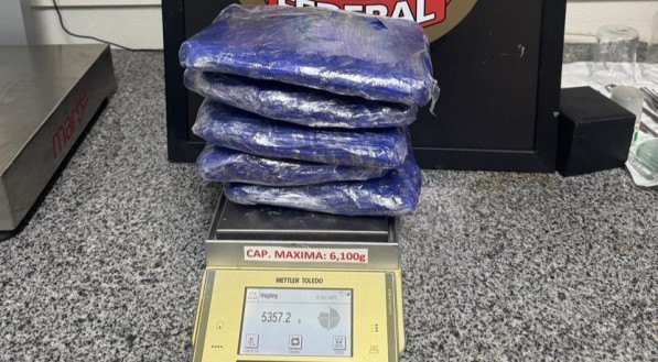 Polícia Federal apreende mais de 5 kg de haxixe no Aeroporto do Recife