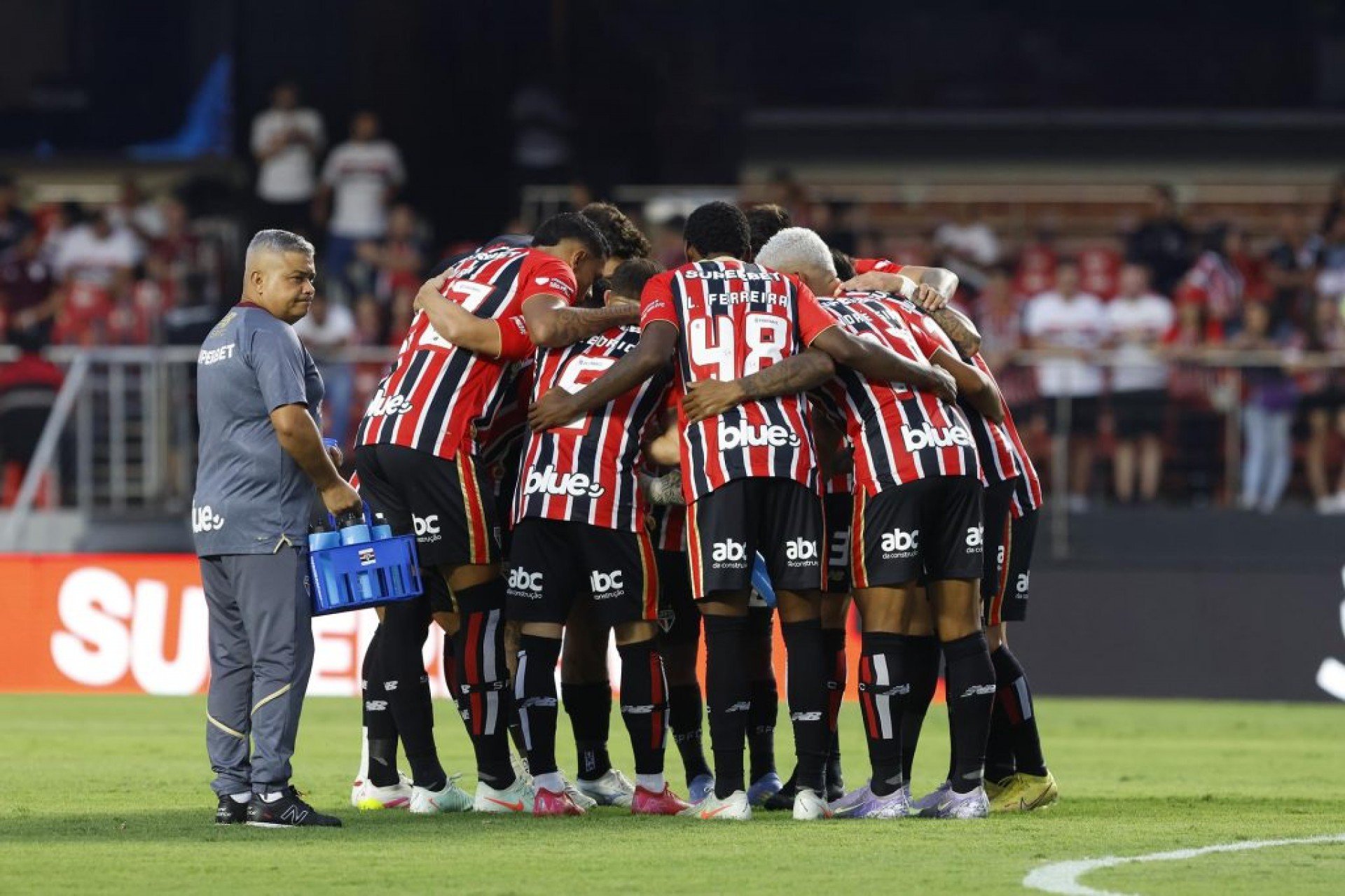 O Tricolor têm três jogos e três empates no Campeonato Brasileiro