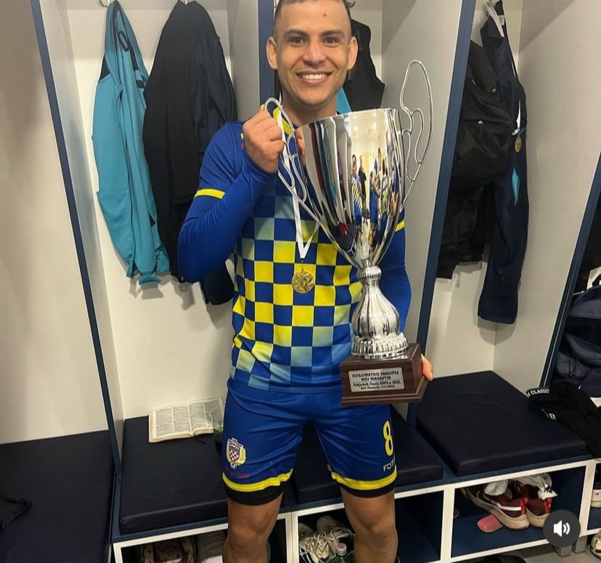 Brasileiro foi campeão pela sua equipe croata