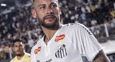 Neymar, atacante do Santos