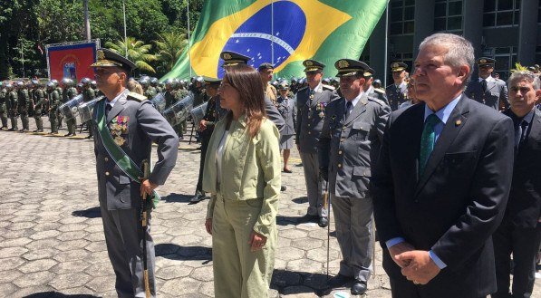 Governadora Raquel Lyra participou da solenidade e foi uma das agraciadas com a Ordem do Mérito Militar