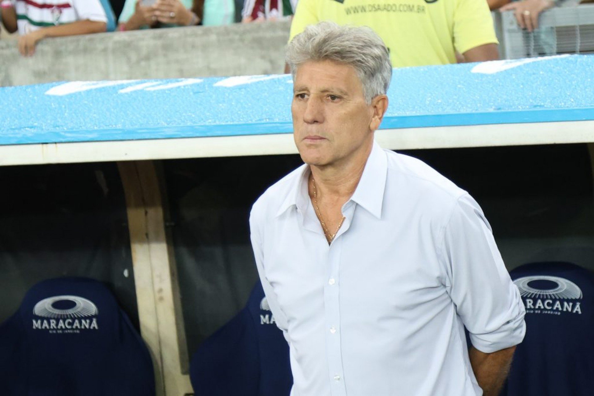 O gol sofrido aos 44 minutos do segundo tempo revoltou o técnico do Fluminense Renato Gaúcho, que não poupou críticas à arbitragem.