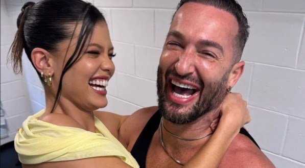 Vitória Strada e Diego se reencontram após atriz sair do BBB 25