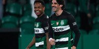 Geny Catamo e Francisco Trincão, jogadores do Sporting