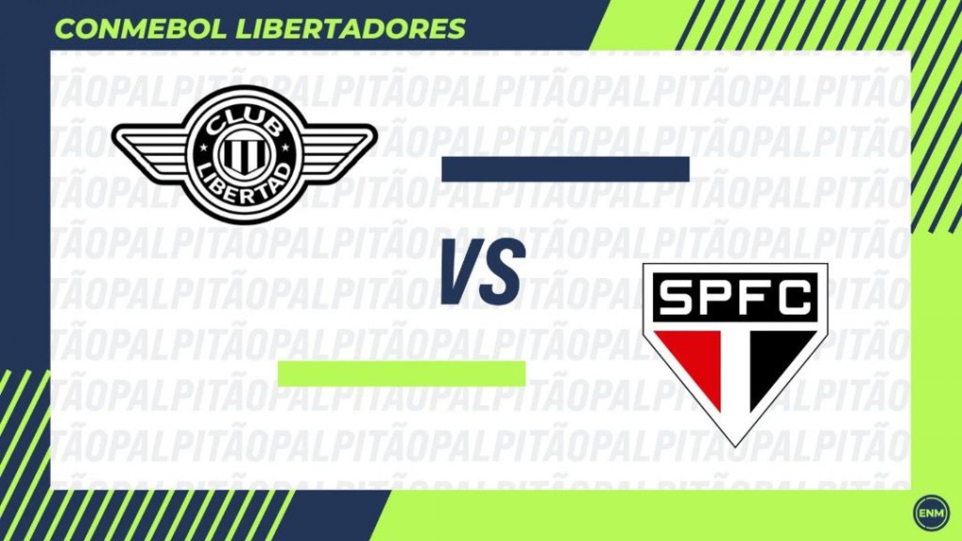 Libertad e São Paulo se enfrentam nessa quarta-feira pela Conmebol Libertadores.
