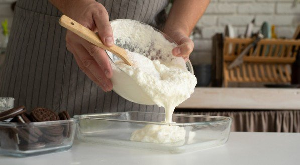 Imagem de mousse de leite ninho