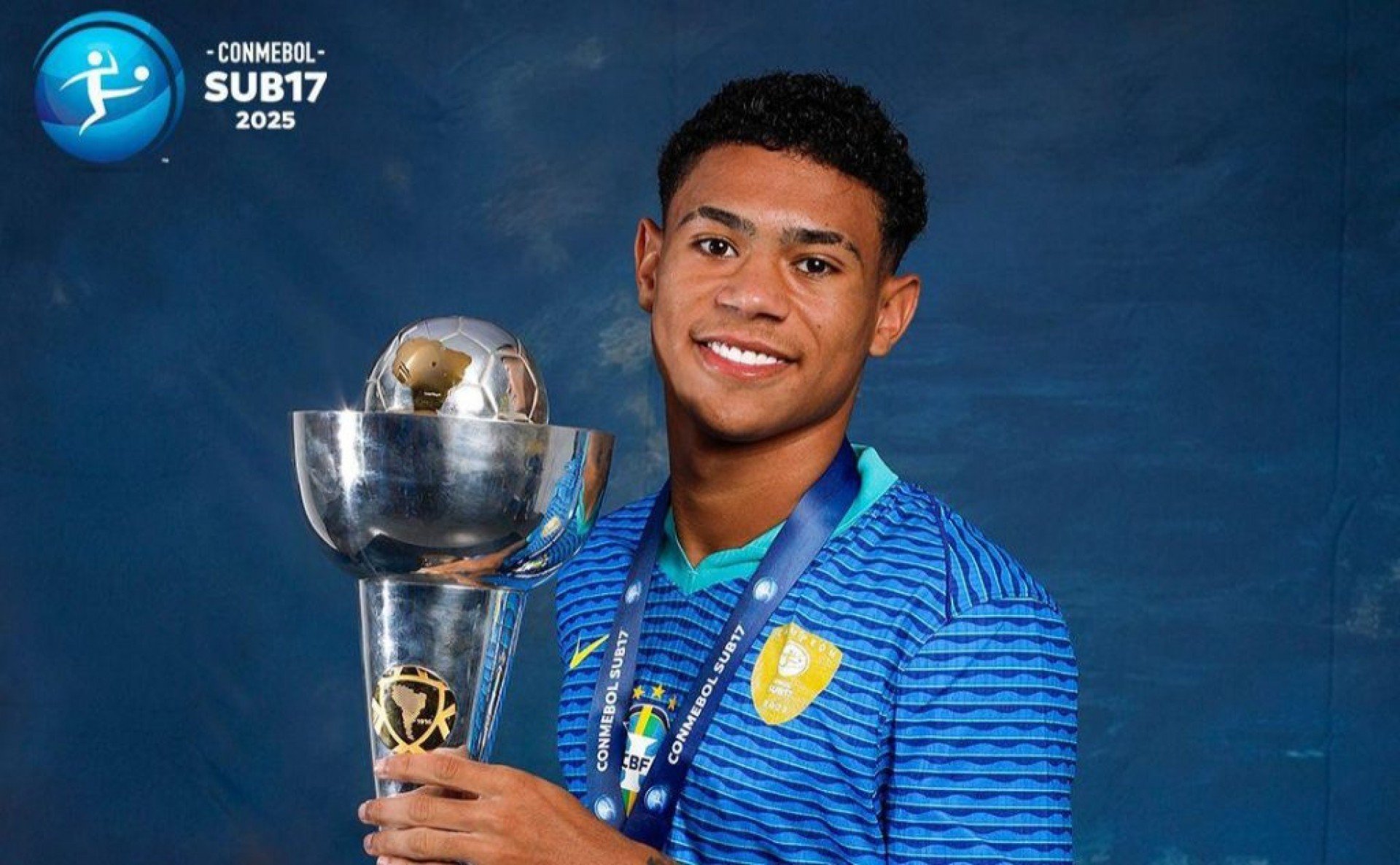 Volante foi campeão do Sul-Americano Sub-17 com a Seleção Brasileira