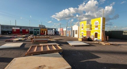 Imagem da montagem da Vila São Francisco