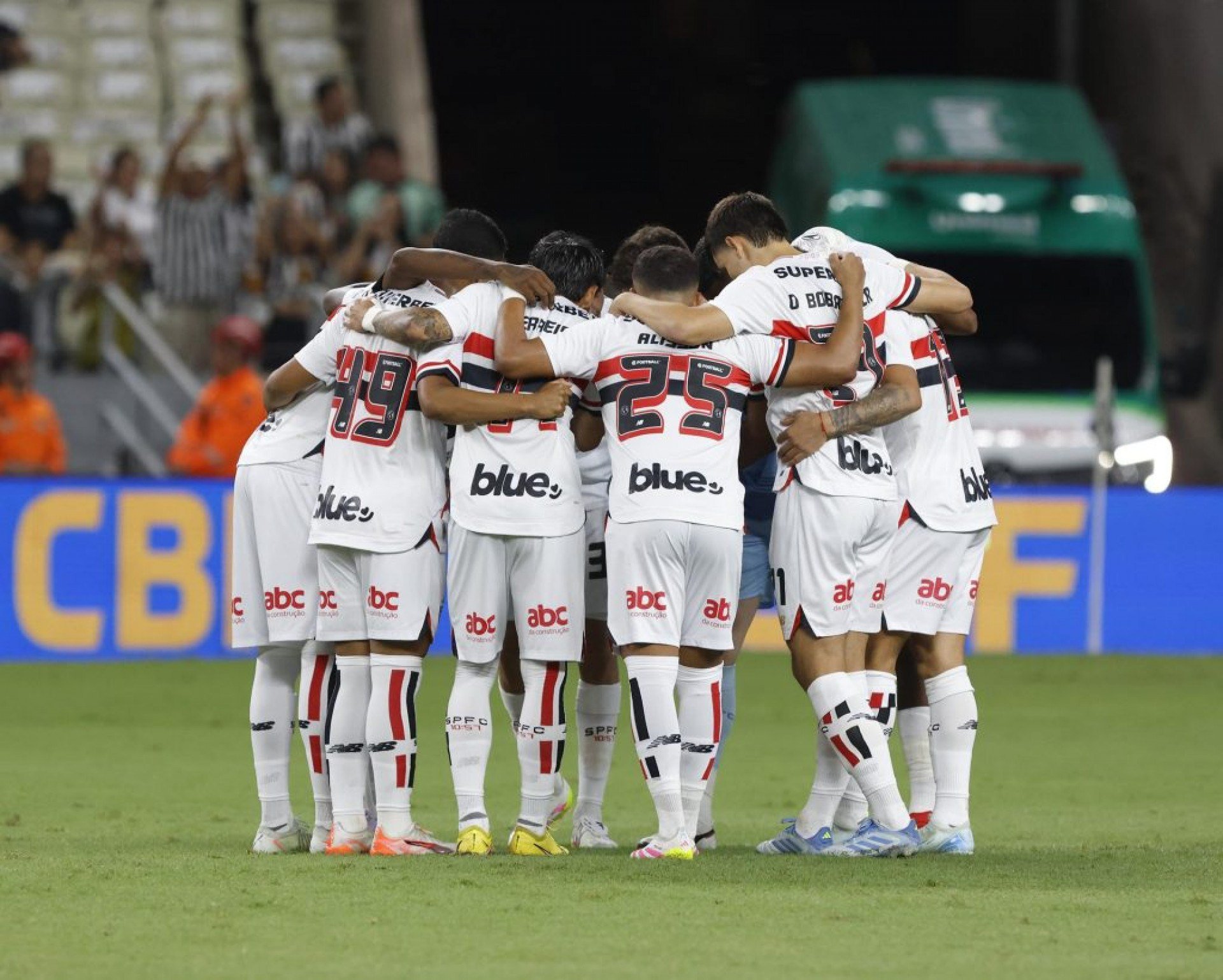 O time paulista ficou no empate com o Ceará