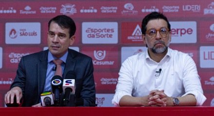 Advogado Roberto Pimentel e presidente do Náutico Bruno Becker