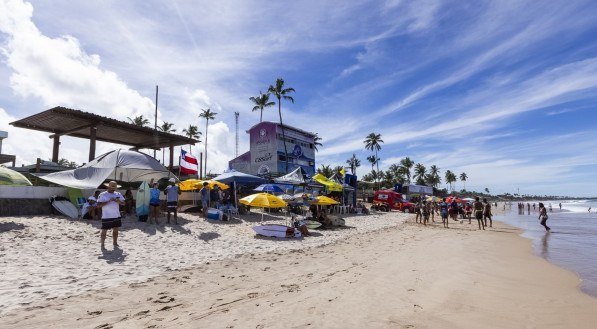 Porto de Galinhas, em Ipojuca-PE, já foi palco da melhor etapa do circuito de Surf de Base em 2024
