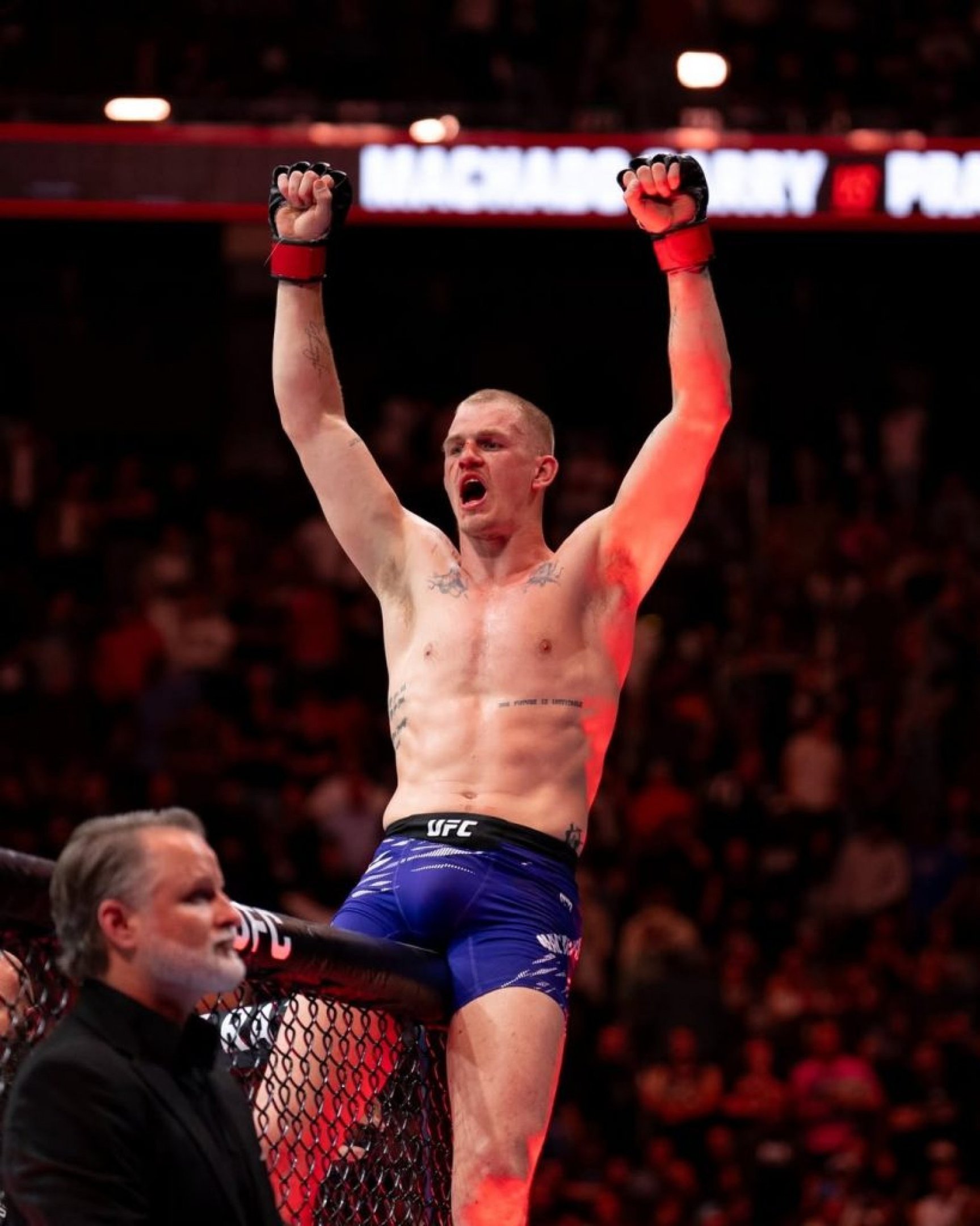 Apesar de quase ter sido nocauteado no final da luta, Ian Machado Garry dominou e venceu Carlos Prates no último final de semana, em Kansas City (EUA