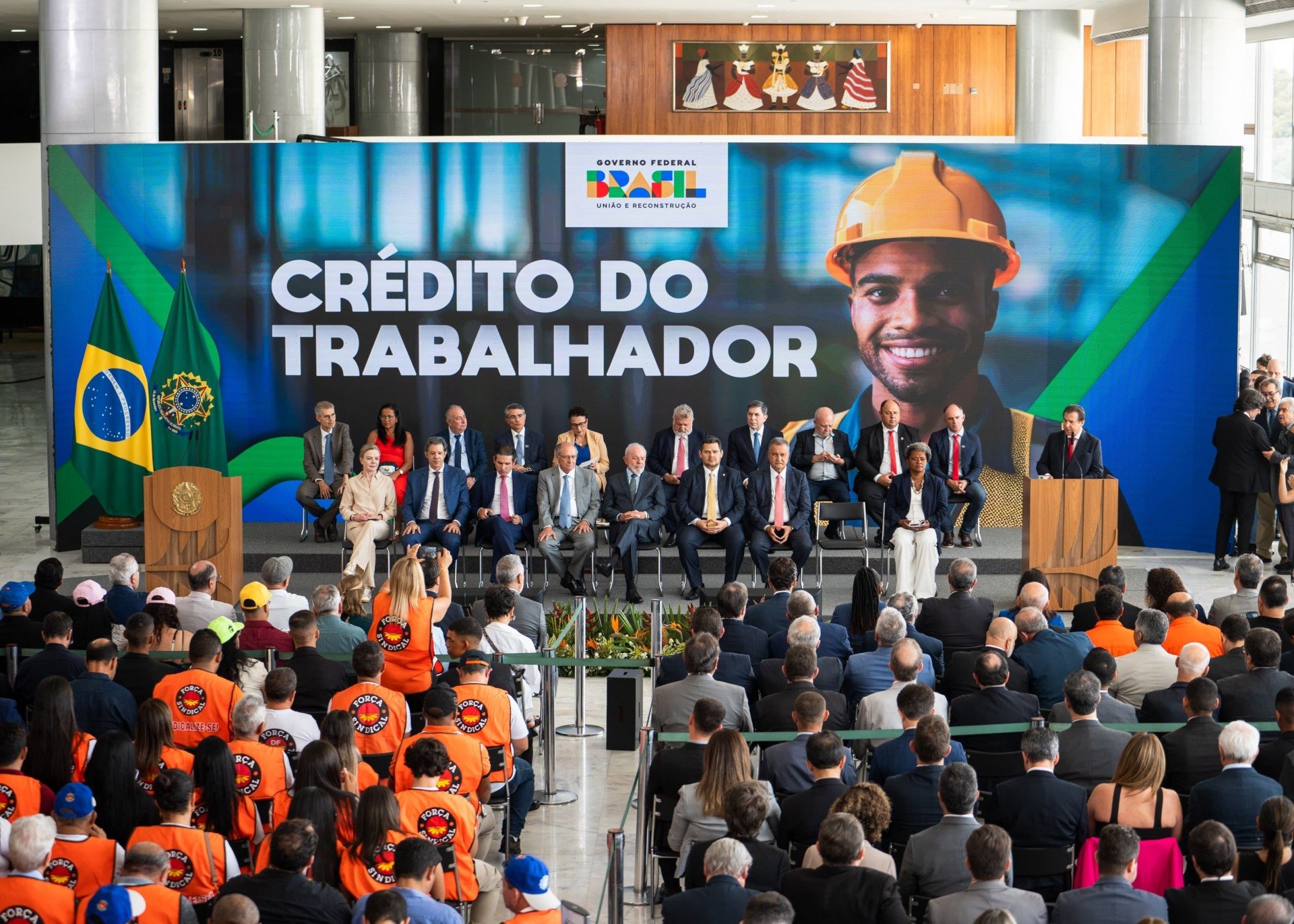 Lançamentop do programa Crédito do Trabalhador em Brasília.
