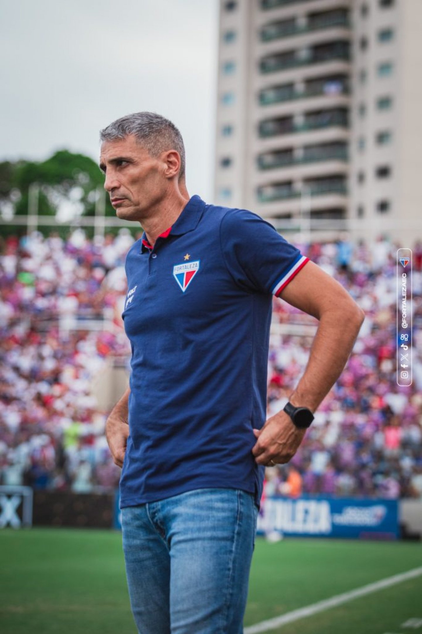 Treinador do Fortaleza demonstrou insatisfação após o empate em 1 a 1 diante do Retrô, em duelo de ida da 3ª fase da Copa do Brasil.