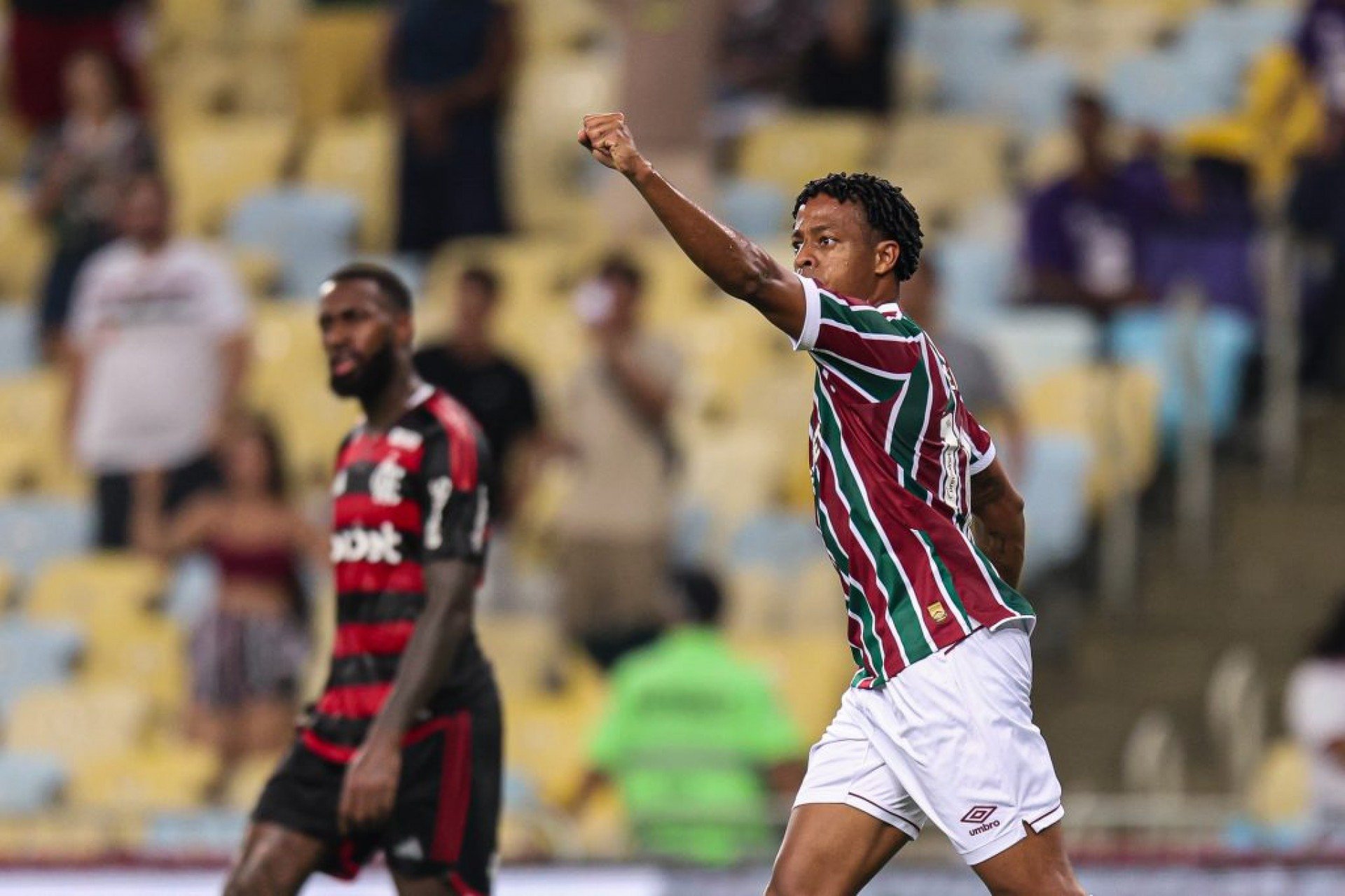 O camisa 11 chegou ao seu terceiro tento na temporada, igualando-se a Arias, Kevin Serna e Everaldo no ranking de goleadores do Tricolor em 2025.