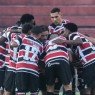 Jogadores do Santa Cruz antes do jogo contra o Horizonte-CE