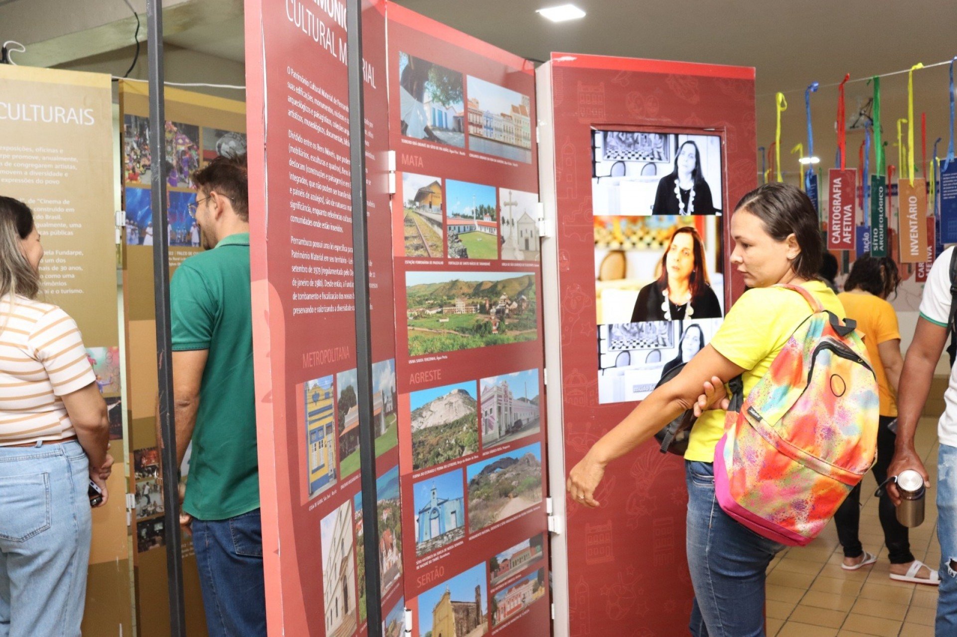 Exposição itinerante Patrimônios de Pernambuco, promovida pela Fundarpe