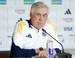 Imagem de Carlo Ancelotti, treinador do Real Madrid