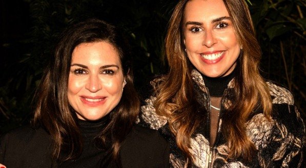 A advogada Fabiana Nunes e a empresária Natalie Klein, durante evento em São Paulo