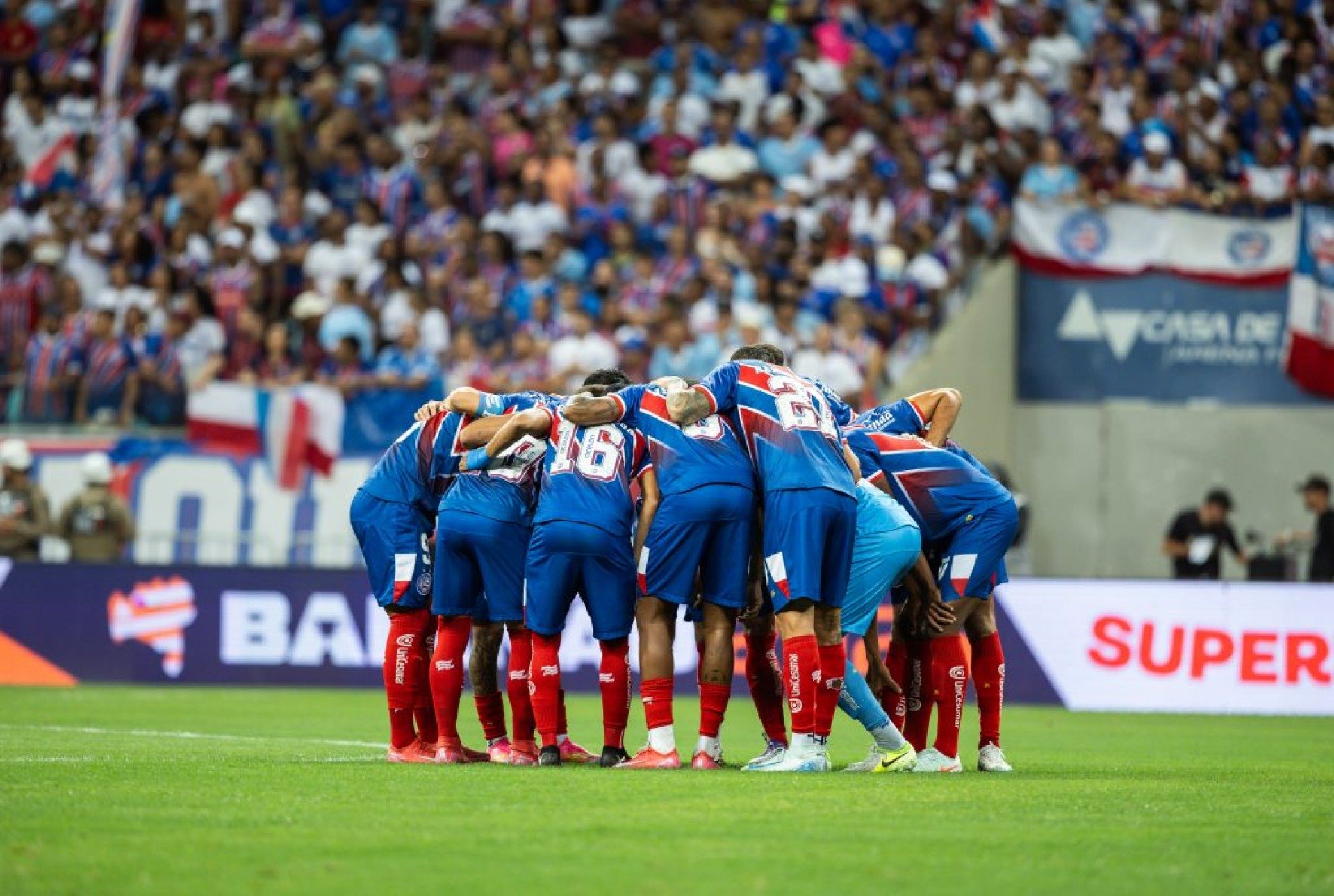 Bahia e Botafogo se enfrentam, em duelo válido pela 7ª rodada do Campeonato Brasileiro, na Arena Fonte Nova, em Salvador, às 21h00 deste sábado (03).