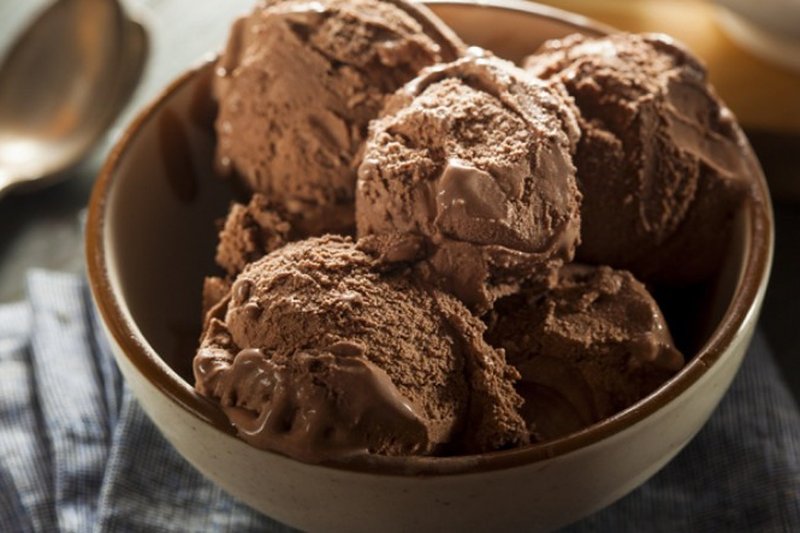 Imagem ilustrativa do sorvete de chocolate fit!