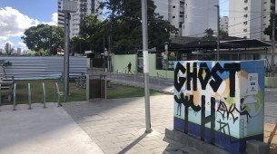 Vandalismo no Parque das Graças