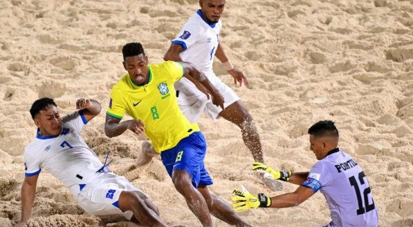 Brasil x Itália na Copa do Mundo de Futebol de Areia
