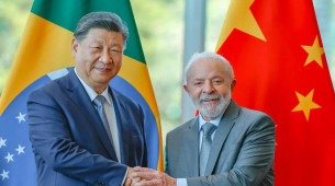 Presidente da República, Luiz Inácio Lula da Silva, e o presidente da China, Xi Jinping