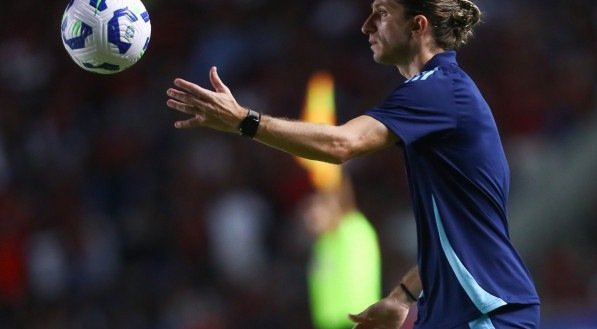 Filipe Luís, treinador do Flamengo
