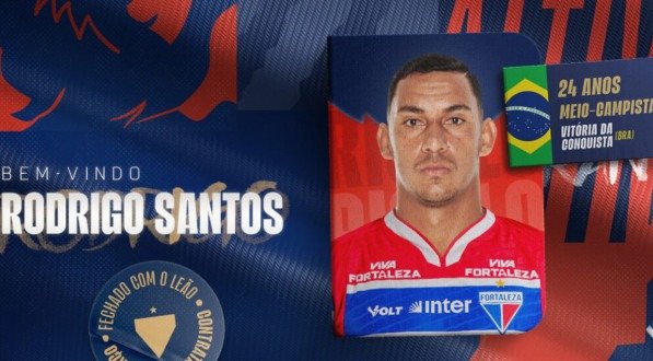 Imagem de Rodrigo Santos, reforço do Fortaleza