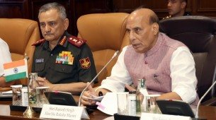 Ministro da defesa da Índia, Rajnath Singh