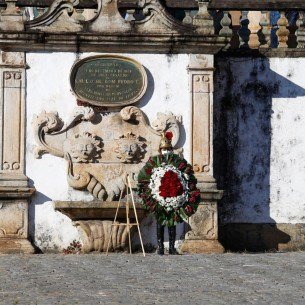 Ato simbólico homenageia o Dia da Inconfidência, em Ouro Preto