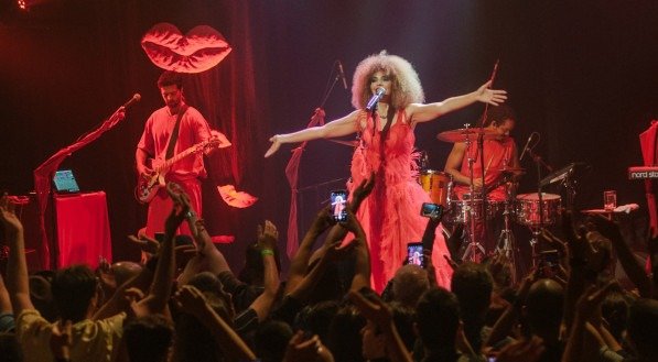 Vanessa da Mata em apresentação no Natura Musical.