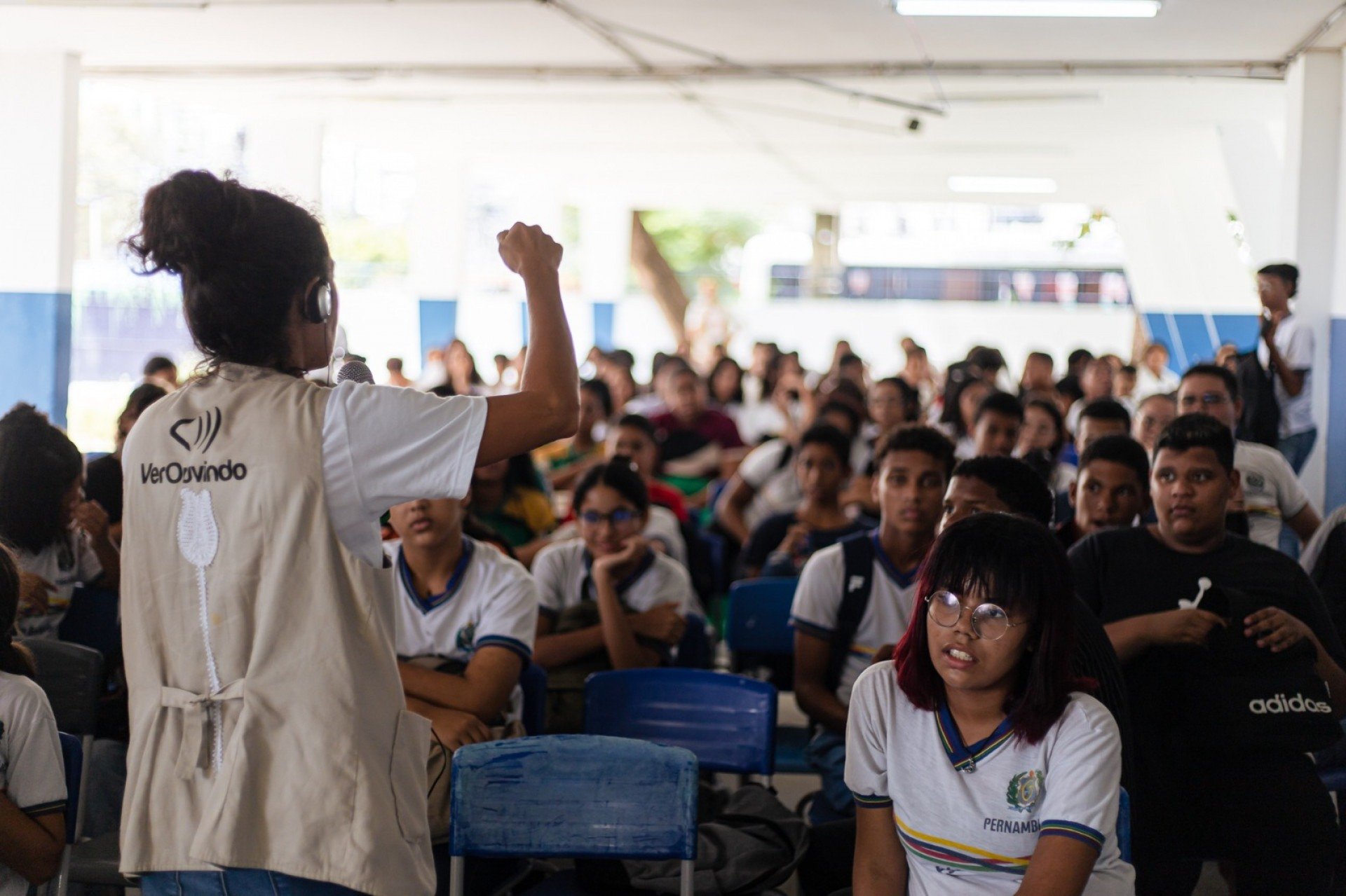 Cinema inclusivo chega a escolas e instituições do Recife com o projeto VerOuvindo Circula