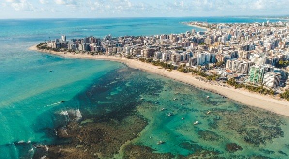 Foto panorâmica da cidade de Alagoas