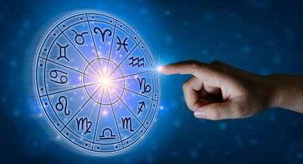 Imagem de círculo dos signos do zodíaco.
