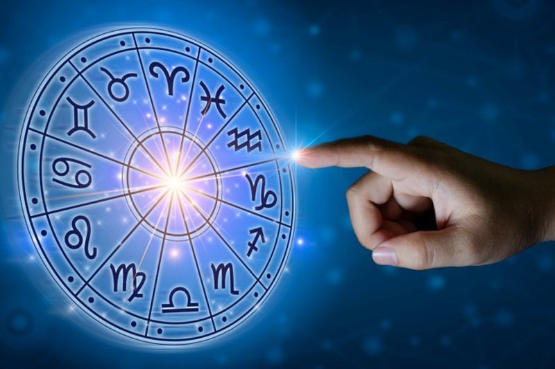 Imagem de círculo dos signos do zodíaco.