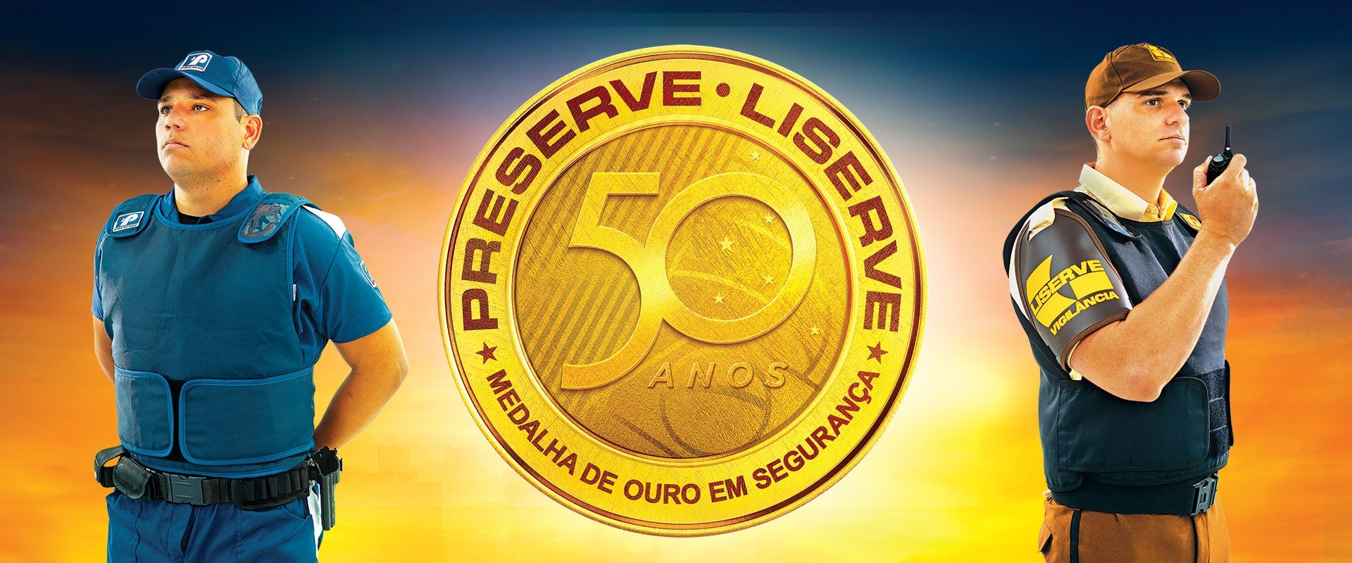 Arte comemorativa aos 50 anos do Grupo Preserve Liserve