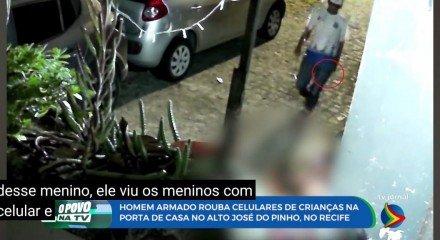 Imagem de assaltante do Alto José do Pinho
