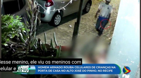 Imagem de assaltante do Alto José do Pinho