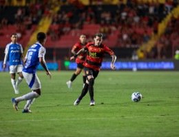 Lance do jogo entre Sport x Cruzeiro pela 8ª rodada da Série A