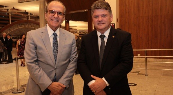 O senador Fernando Dueire e o deputado estadual Sileno Guedes