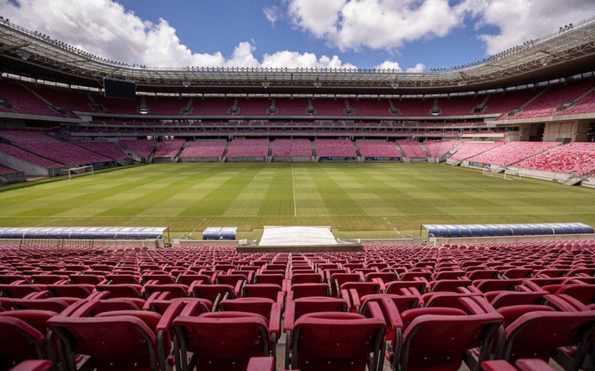 Vista panorâmica da Arena de Pernambuco