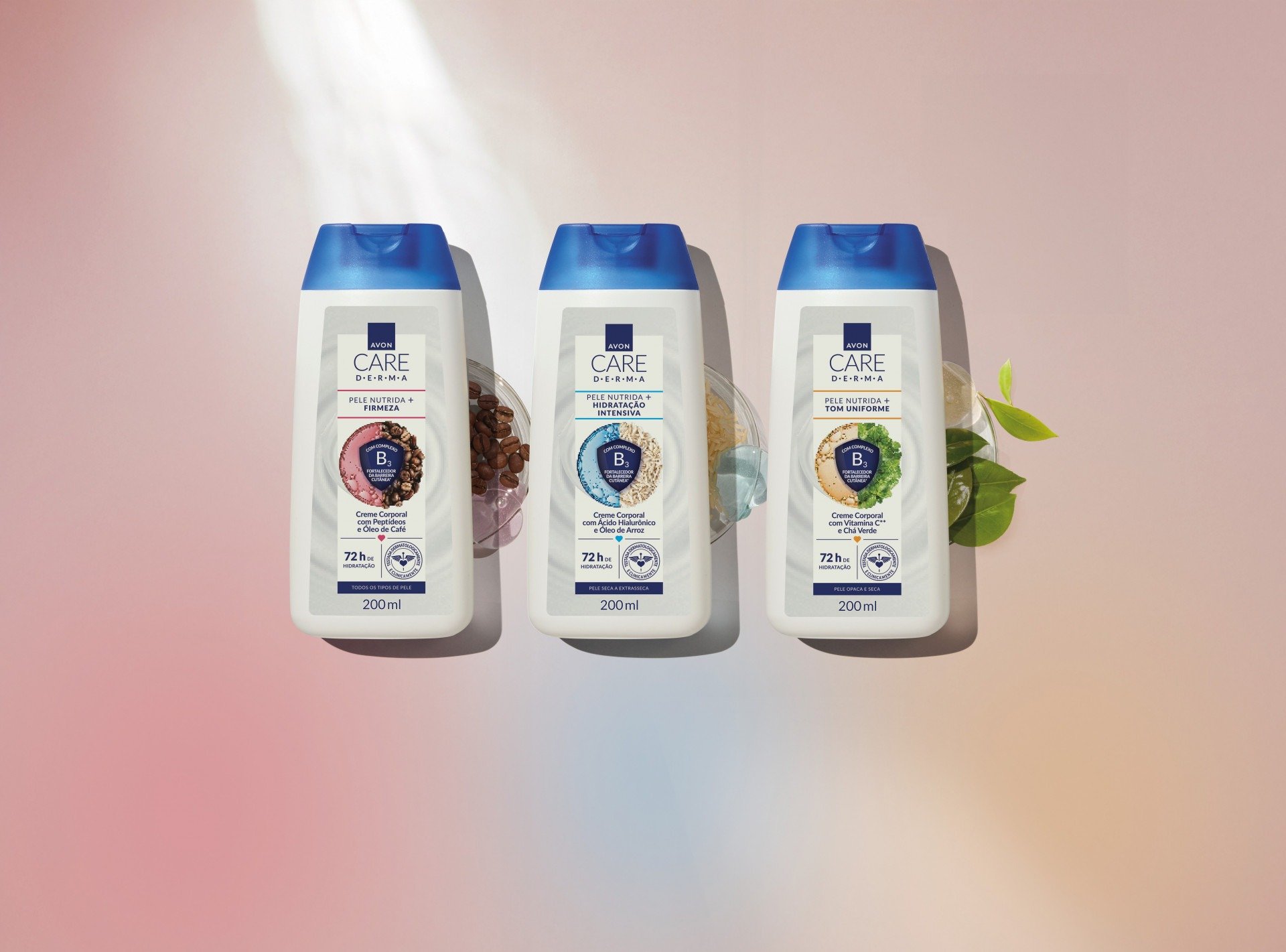 Novo Avon Care Derma + Nutrição traz cuidado extra e hidratação intensa na rotina de cuidados com a pele