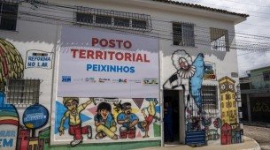 Posto Territorial, base para concentrar as equipes técnicas e os agentes locais, durante o processo de elaboração do plano de ação e acompanhamento das obras