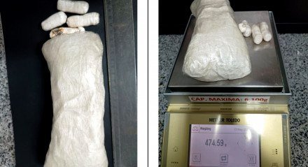 Mulher grávida é presa em flagrante com cocaína no Aeroporto dos Guararapes