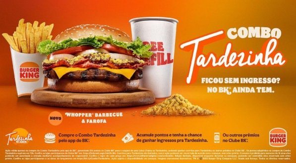Combo com sanduíche, farofa e samba marca Tardezinha de Thiaguinho no Recife