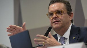 Ministro Wolney Queiroz, na Comissão de Transparência, Governança e Fiscalização do Senado