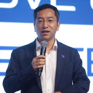 Evento contou com a presença do presidente da LiuGong Latin America, Linjun Wang